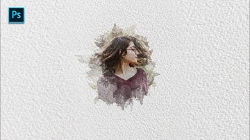 Create a Easy Watercolor Painting Effect with Photoshop #photoshoptutorial #effect #watercolor