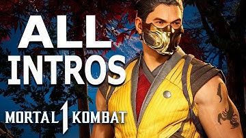 MORTAL KOMBAT 1 Scorpion All Intros Dialogue Character Banter MK1