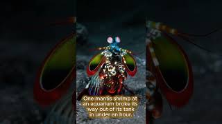 Mantis Shrimp - Aquarium Glass