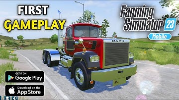 🚜Farming Simulator 23 - First Look Game play (Android, iOS and Nintendo Switch)
