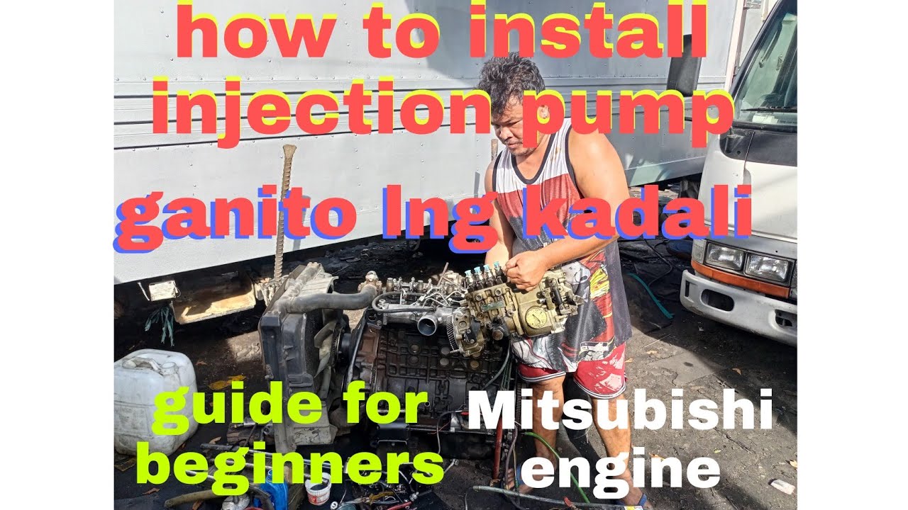 how to install injection pumpinline injection pumpfuso canterguide