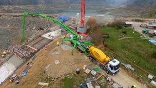 Betonáž Spadiště Přehrady, Vodní Dílo Boskovice Transbeton.cz