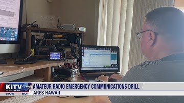 Amateur Radio Operators across the state conduct emergency training exercise