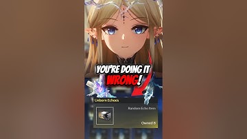 Why You’re NOT Getting Good Echoes – And How to Fix It #wutheringwaves #wuwa #shorts