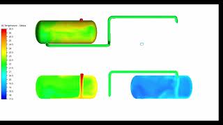 EOLIOS – CFD Simulation | Thermal Storage Buffer Tank – Ariatta