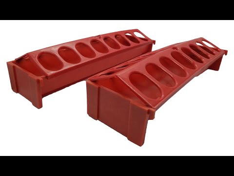 Годівниця лоткова на 8 секцій набірна L=30 см (Сюрприз) 16 шт/уп, відео 1