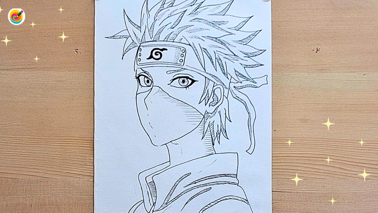 How to Draw Amazing Kakashi Hatake | Easy Naruto Anime Drawing Step by Step