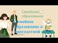 Опыт многодетной семьи на семейном образовании