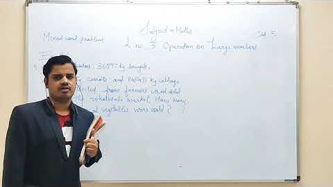 || CLASS 5 || L NO 3 OPERATIONS ON LARGE NUMBERS || EXERCISE 3.6 EXAMPLE 1, 2   || CBSE ||