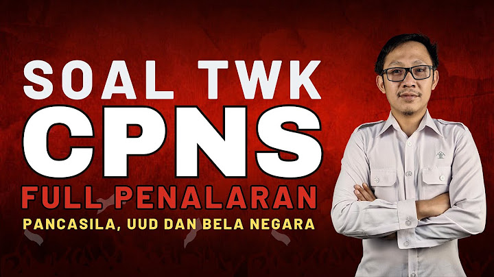 FOKUS TWK #2 - CONTOH SOAL TWK MODEL PENALARAN