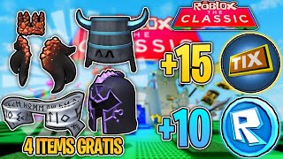 CÓMO CONSEGUIR TODOS LOS ITEMS GRATIS del EVENTO THE CLASSIC en ROBLOX | TODAS LAS MISIONES DEL HUB