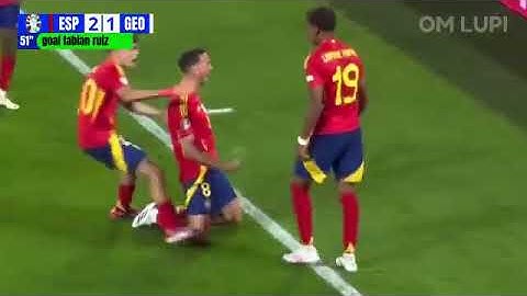 Highlight Espana vs Georgia #eufacup #europe