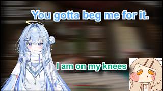 Eris makes Decaten begs on stream [VSPO! EN]