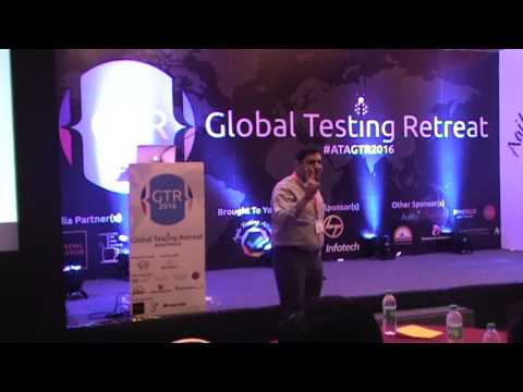 Ramit Manohar Kaul At Agile Testing Alliance's Global Testing Retreat 2016 In Pune India