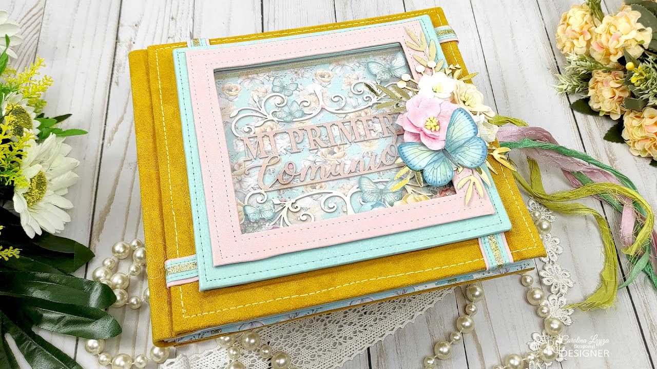 Libro de Firmas de Comunión con una shaker. Kora projects.