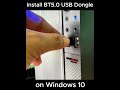 Install BT 5.0 USB Dongle on Windows 10