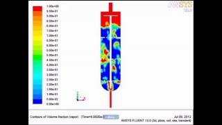 Ansys Fluent Bubble Column Simulation #1