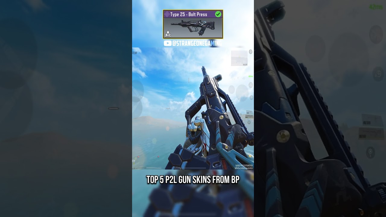 Top 5 P2L gun skins from BP