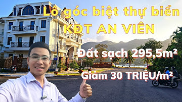 GIẢM NGAY 30TR/M²  cặp lô đất ở đô thị khu biệt thự biển An Viên NT. Sổ hồng căng đét với 560m².