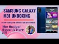 Samsung Galaxy M31 Unboxing & Overview | 64MP | 6GB RAM | 128 GB Storage | 6000mAh 🔥
