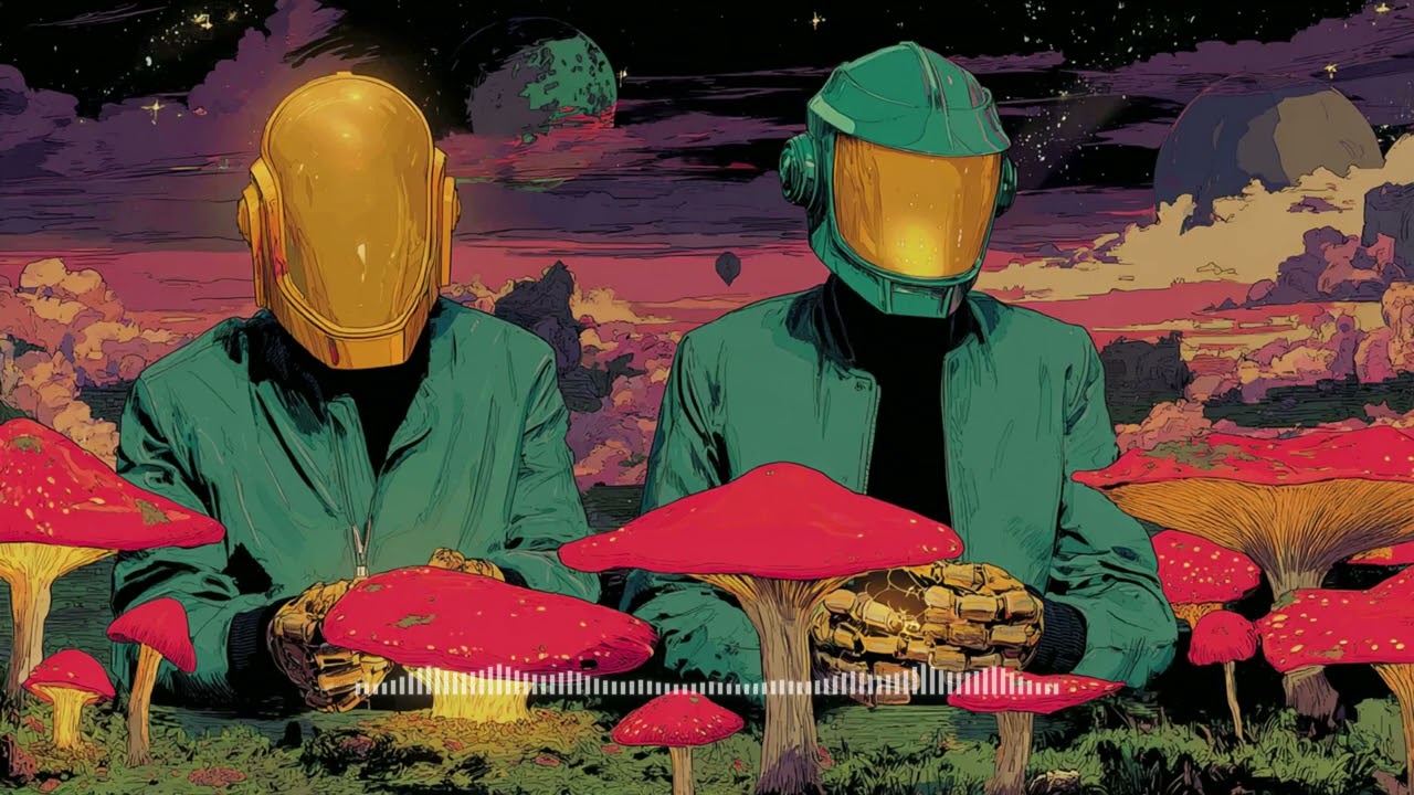 Daft Punk-Inspired: Nostalgia Nebula🍄🤖 | Chillwave, Synthwave, Retro Funk, Electronic Playlist