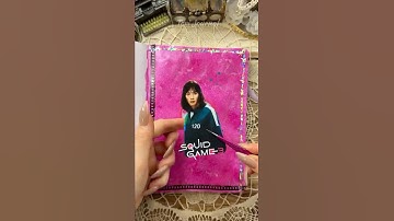 DIY ASMR journal Squid Game 3 player 120 Hyun Ju♥️🦑🎲🕹️🎰|#asmr #journaling #scrapbooking #diy
