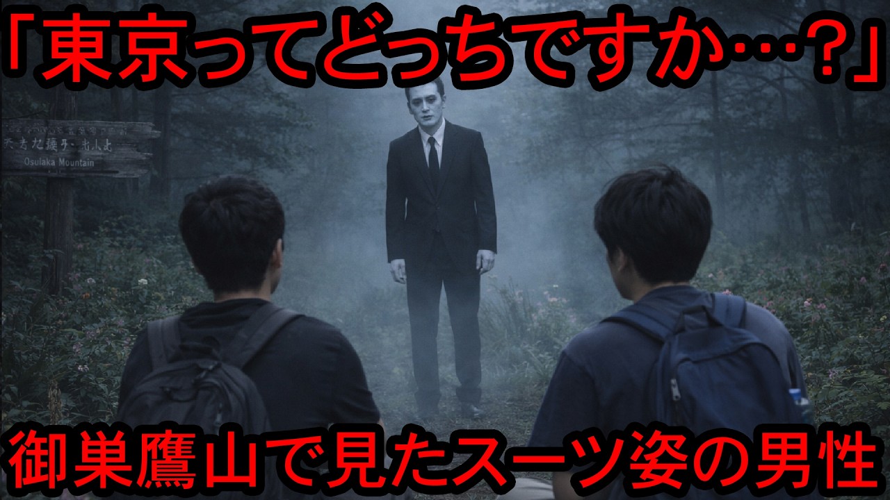 【怖い話】「東京はどっち？」大学生が目撃した御巣鷹山で見たスーツ姿の男性の情報【警告】