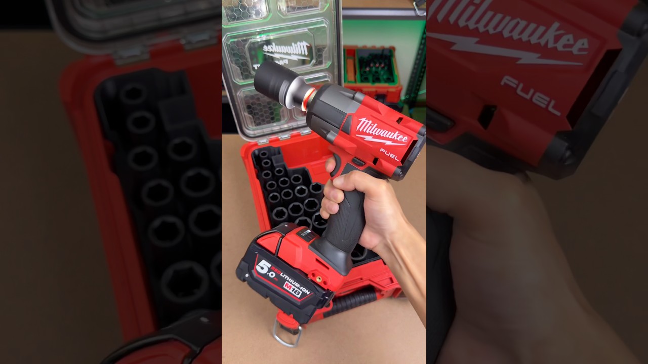 Milwaukee Impact + Battery + Sockets - All in One PACKOUT🔥😍