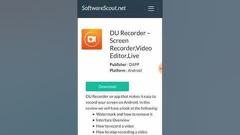 DU Recorder - Screen recorder for Android