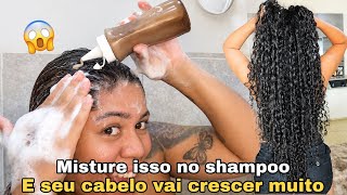 O MELHOR Shampoo Bomba Para Crescer Cabelo RÁPIDO 😱