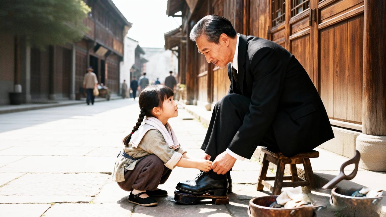 路邊擦鞋的小女孩竟是首富孫女！小女孩為了給母親治病一天打10份工，路過的首富看到她脖子上的玉佩一眼便認出這是自己的親孫女，立馬接回豪門！#都市 #drama #短劇 #逆襲 #情感 #都市