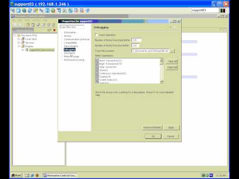 Pervasive 10 Server Engine Install & Configuration for EDC RC™ Software