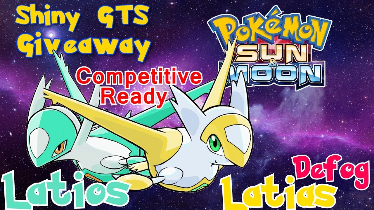 Pokemon Sun & Moon GTS Trading 8 Shiny Latios Shiny