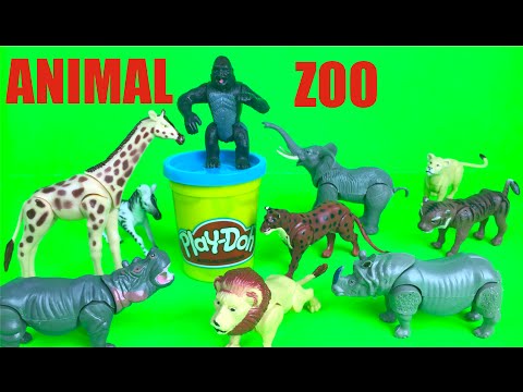 Wild Republic Eco Expedition Moveable Animal Set Zoo - Peppa Pig playdoh and elephant & giraffe toys