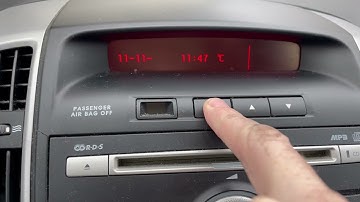How to change time in Kia Ceed first generation