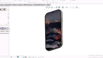 "Creating a Hyper-Realistic 3D Model of Samsung S21 using SolidWorks"part2