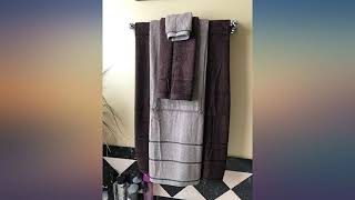 Luxury Cotton Towel Set - Quick Dry Zero Twist and Soft 6 Piece Set With 2 Bath review