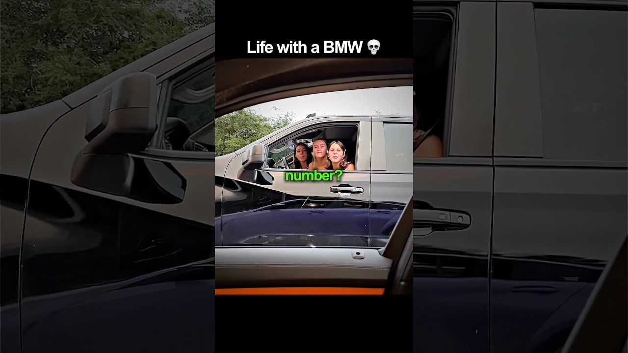 BMW has superpowers 💀 #shorts #girls