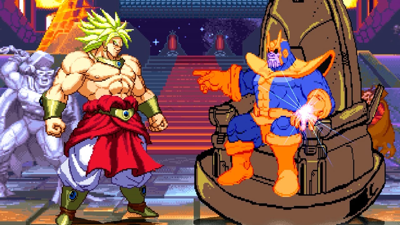BROLY vs THANOS - HIGH LEVEL BEST FIGHT!
