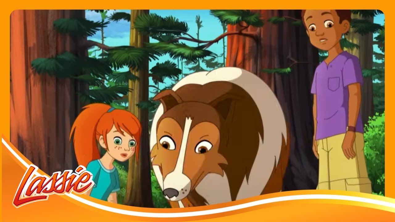 🐶 Dog vs. Trappers! Grizzly Cub Rescue! | The New Adventures of Lassie | Cartoons for Kids
