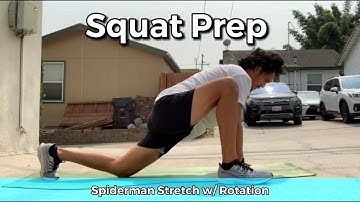 Spiderman Stretch with Rotation