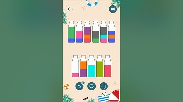 water sort advance2 level 50 | brain game puzzle | gameplay walkthrough solution