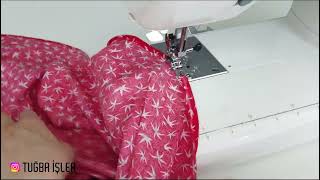 How to Make Wrap Skirt with Side Knot | Tuğba İşler