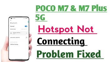 POCO M7 5G & POCO M7 Plus 5G How to Fix Hotspot Not Working Connecting Problem Fix 
