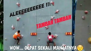 KEJURPROV 2019 Panjat Tebing Kategori SWR (Speed World Record) Junior, Youth A, Youth B putra