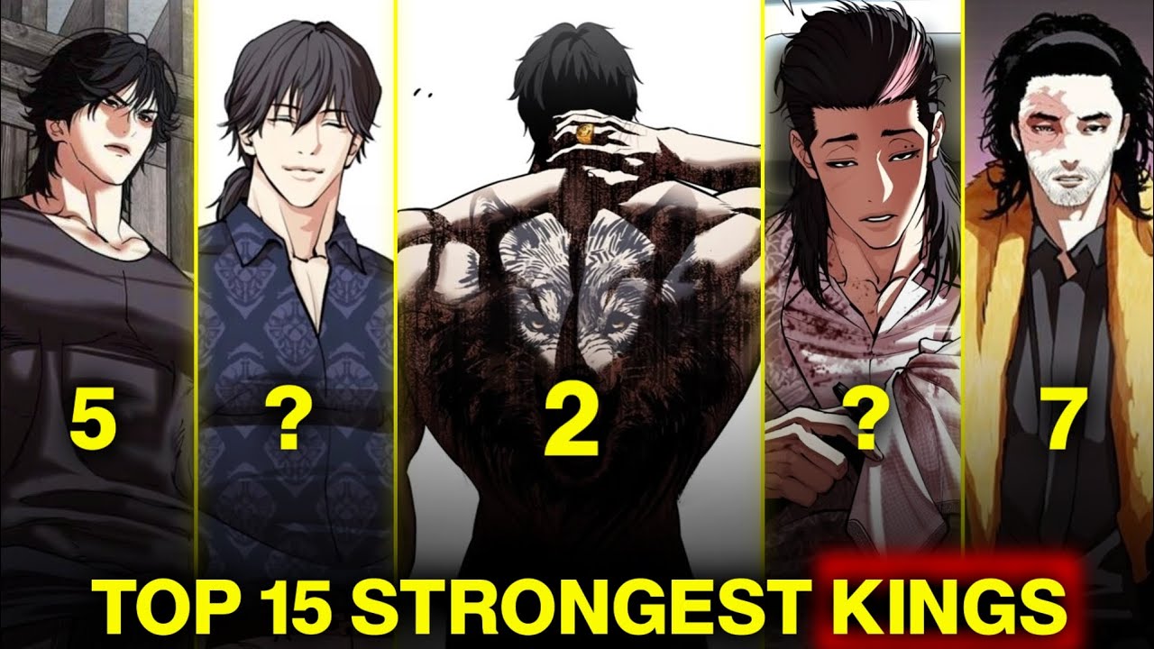 Top 15 Strongest Kings of 1st Generation In Lookism - YouTube