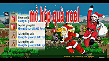 Mở hộp quà noel đua top sự kiện ! [Ngọc rồng online]