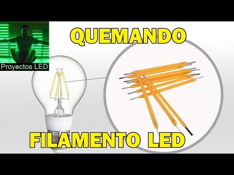 Vídeo: Como funcionam os filamentos de LED?