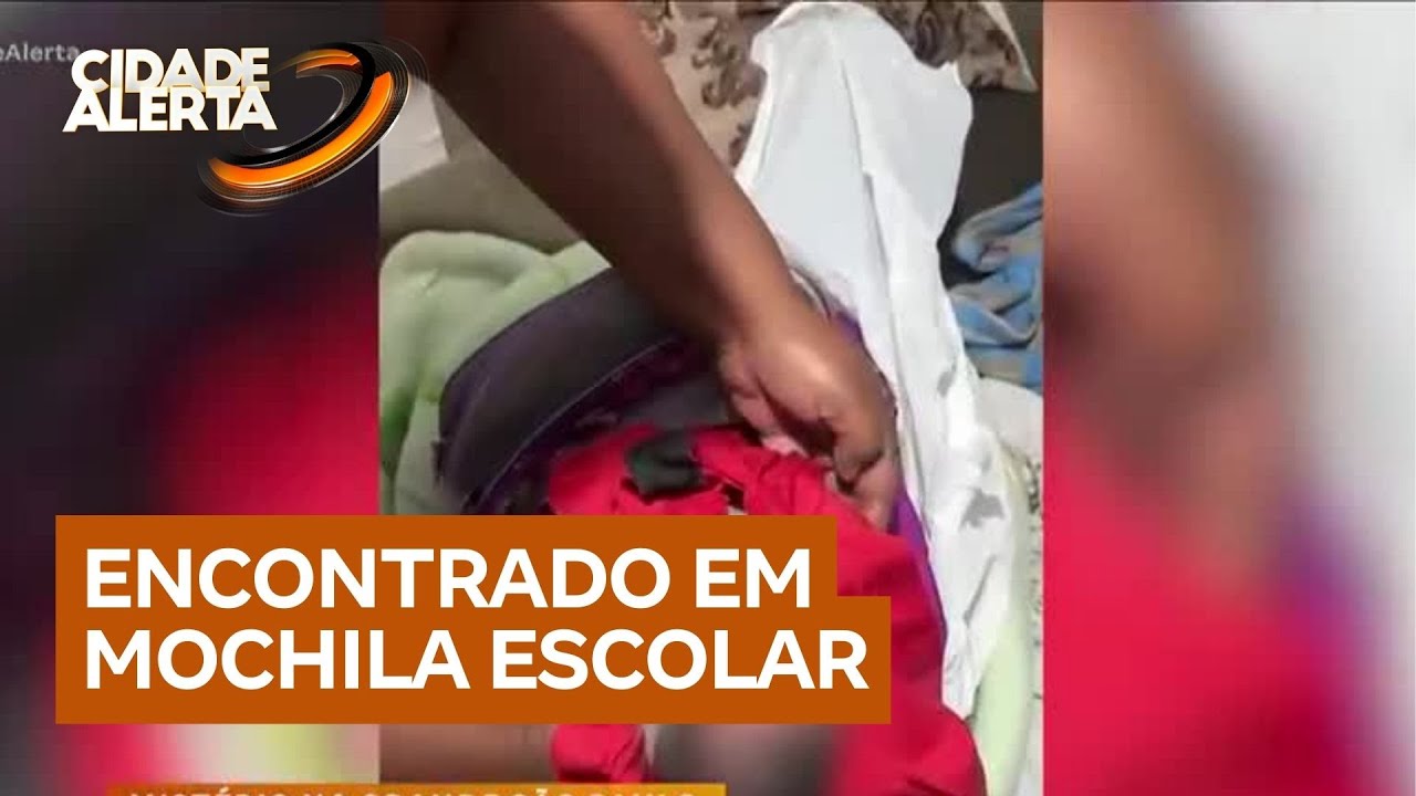 Recém-nascido é encontrado dentro de mochila escolar abandonada em Guarulhos (SP)
