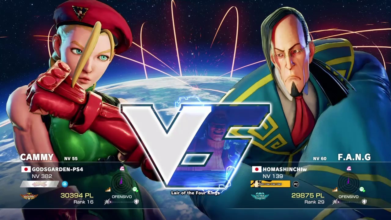 SFV - Kazunoko (Cammy) VS HOMASHINCHIw (Fang) RANKED MATCHES (Season 2)